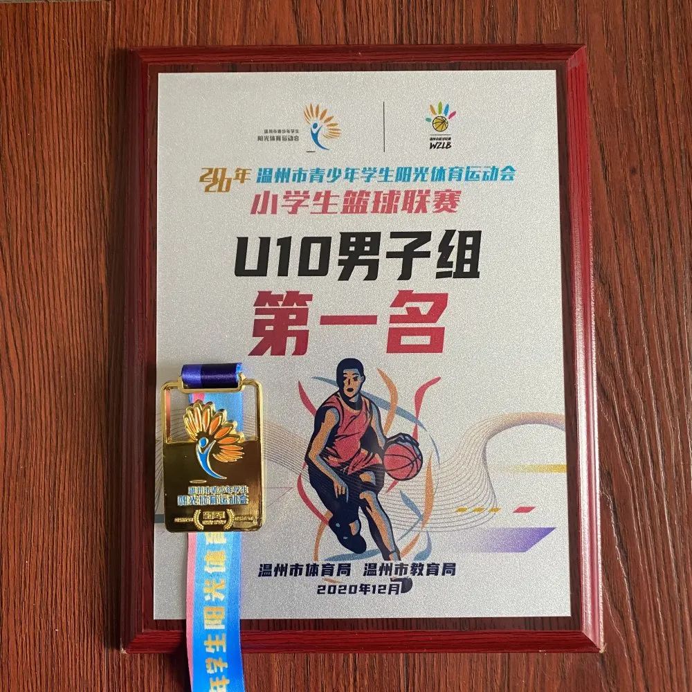 喜报：天道酬勤|热烈祝贺温大附小校篮球队勇夺温州市篮球联赛冠军