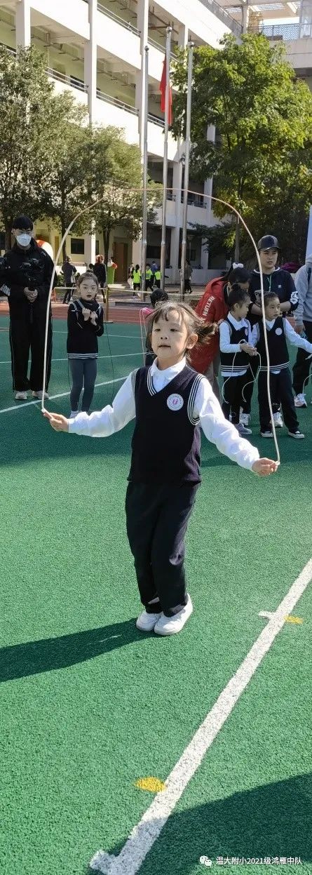 小学生涯第一次运动会——鸿雁中队